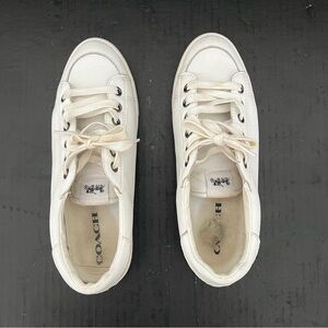 Coach Porter Leather Sneakers Womens Shoes